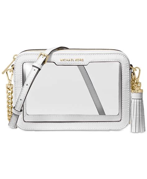 michael kors clear camera medium bag|Michael Kors snapshot bag.